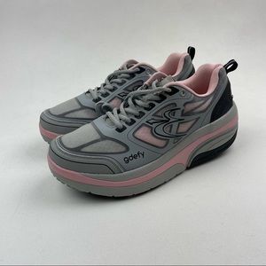 Women's GDEFY Ion Athletic Shoes Gray / Pink Size 10.5